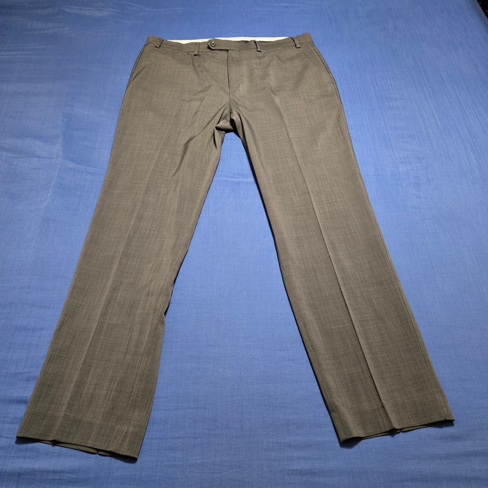 Michael Kors Dress Pants Mens 38x32 Grey Excellent Straight Leg Stretch Trousers